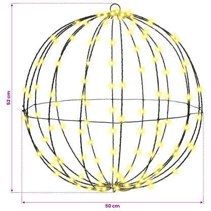 Ball 2 st Varmvit 50 x 50 x 52 cm Metall 320 LED-lampor