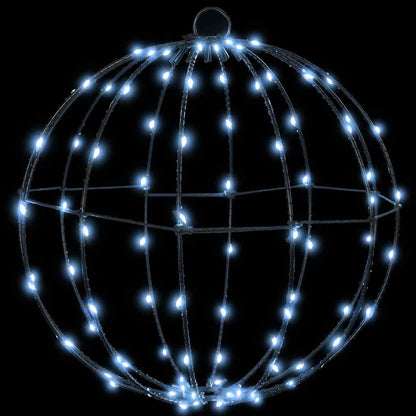 Ball Kallvit 30 x 30 x 32 cm Metall 96 LED-lampor