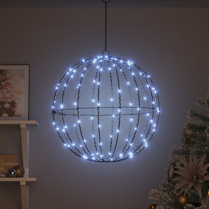Ball Kallvit 50 x 50 x 52 cm Metall 160 LED-lampor