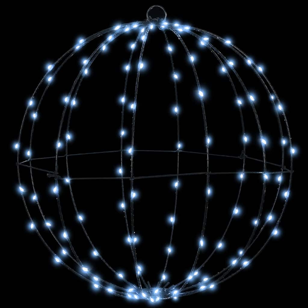 Ball Kallvit 50 x 50 x 52 cm Metall 160 LED-lampor