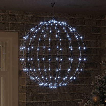 Ball Kallvit 60 x 60 x 62 cm Metall 192 LED-lampor