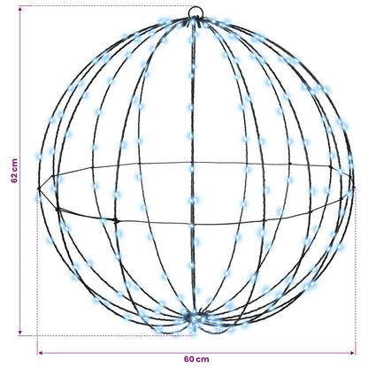 Ball Kallvit 60 x 60 x 62 cm Metall 192 LED-lampor