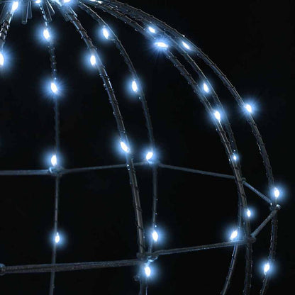 Ball 2 st Kallvit 40 x 40 x 42 cm Metall 192 LED-lampor