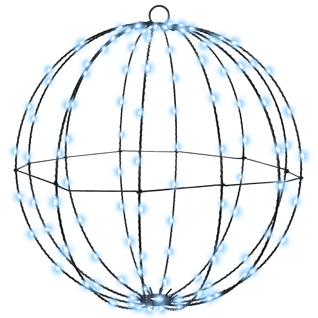 Ball 2 st Kallvit 40 x 40 x 42 cm Metall 192 LED-lampor