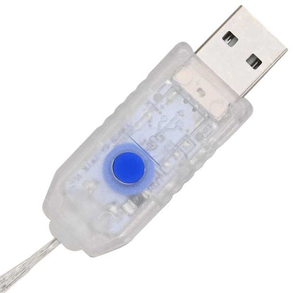Krans 60 LED-lampor Kallvit 76 x 76 x 8,5 cm Akryl