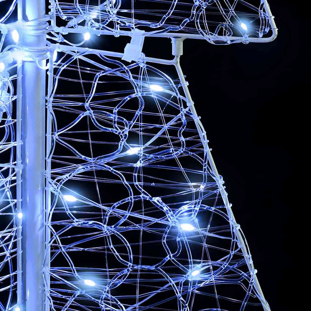 Julgran i Akryl med 100 LED-lampor Kall-Vit 120 cm