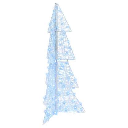 Julgran 100 LED-lampor Kall Vit 120 cm Akryl