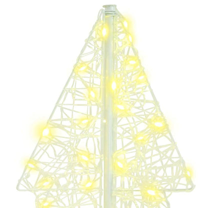 Julgran 160 LED-lampor Varmvit 150 cm Akryl