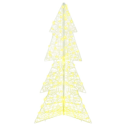 Julgran 160 LED-lampor Varmvit 150 cm Akryl