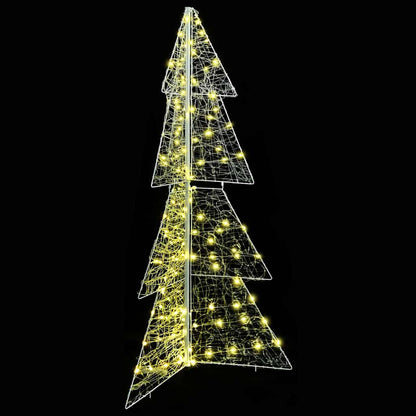 Julgran 160 LED-lampor Varmvit 150 cm Akryl