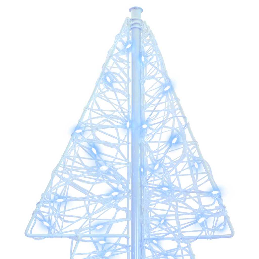 Julgran 160 LED-lampor Kall Vit 150 cm Akryl