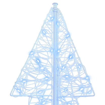 Julgran 160 LED-lampor Kall Vit 150 cm Akryl