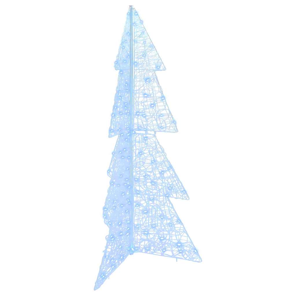 Julgran 160 LED-lampor Kall Vit 150 cm Akryl