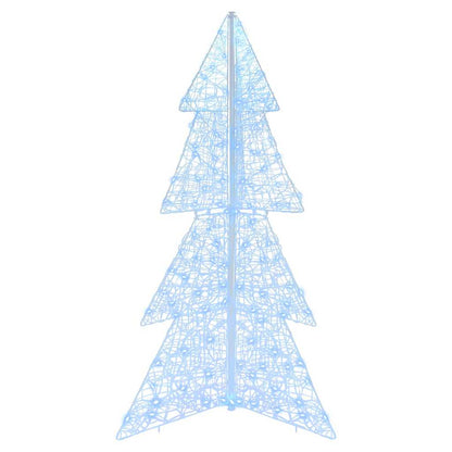 Julgran 160 LED-lampor Kall Vit 150 cm Akryl