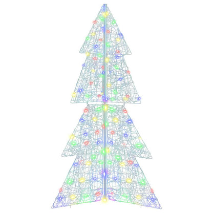 Julgran 160 LED-lampor Flerfärgsdesign 150 cm Akryl