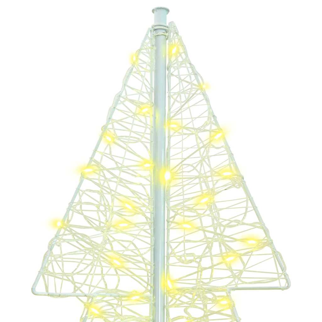 Julgran 240 LED-lampor Varmvit 180 cm Akryl