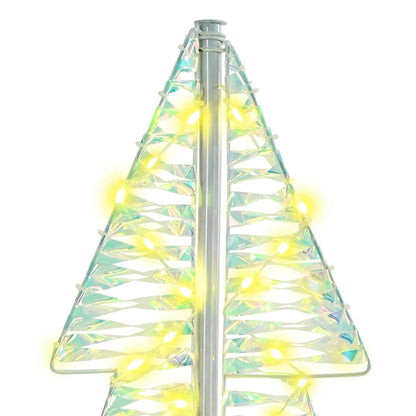Julgran 100 LED-lampor Varmvit 120 cm PET