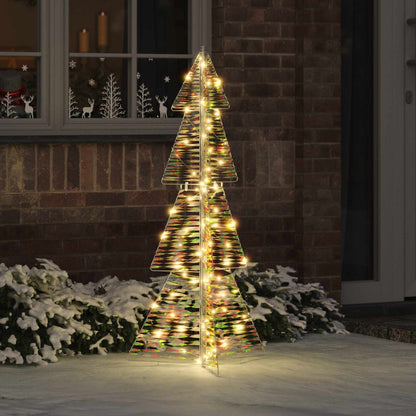 Julgran 100 LED-lampor Varmvit 120 cm PET