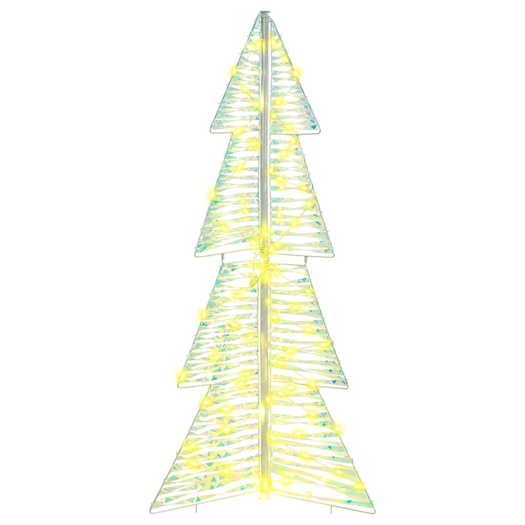 Julgran 100 LED-lampor Varmvit 120 cm PET