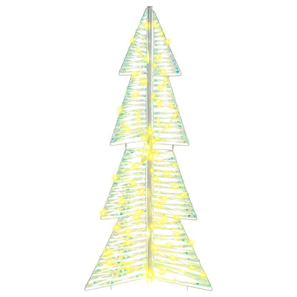 Julgran 100 LED-lampor Varmvit 120 cm PET