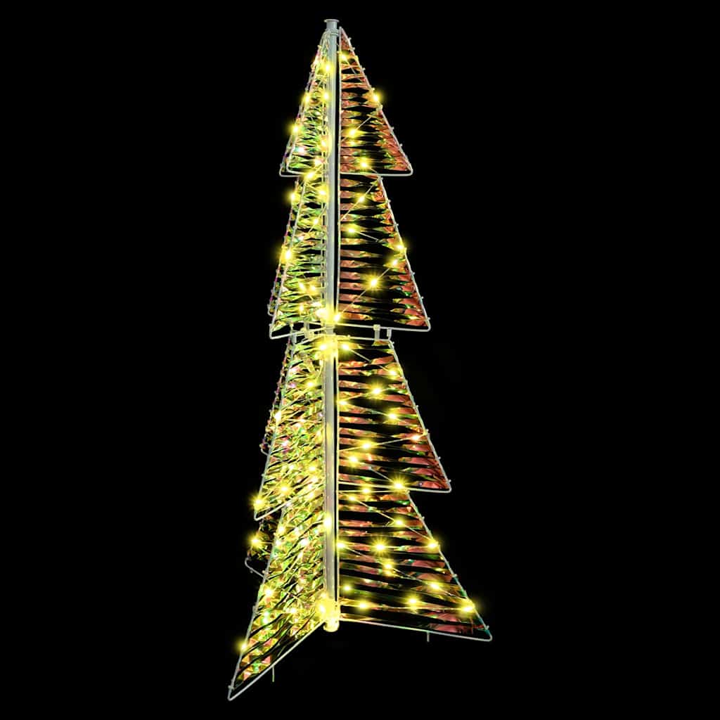 Julgran 100 LED-lampor Varmvit 120 cm PET