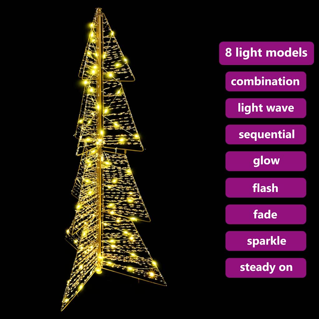 Julgran 100 LED-lampor Varmvit 120 cm PET