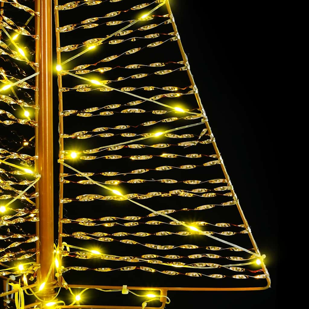 Julgran 160 LED-lampor Varmvit 150 cm PET