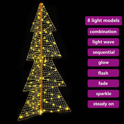 Julgran 160 LED-lampor Varmvit 150 cm PET