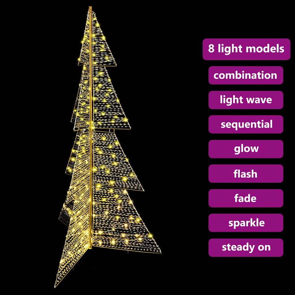 Julgran 240 LED-lampor Varmvit 180 cm PET