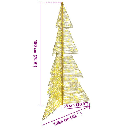 Julgran 240 LED-lampor Varmvit 180 cm PET