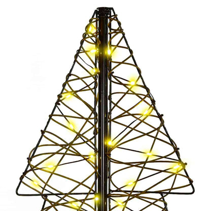 Julgran 100 LED-lampor Varmvit 120 cm Rotting