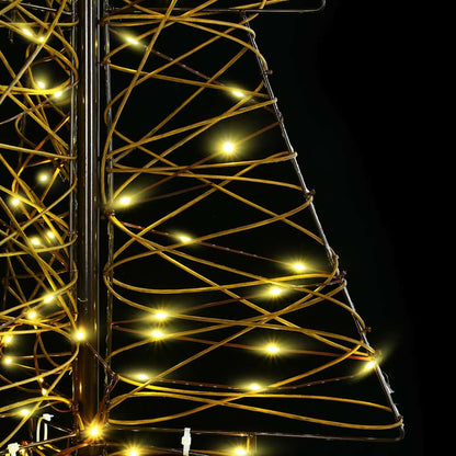 Julgran 100 LED-lampor Varmvit 120 cm Rotting