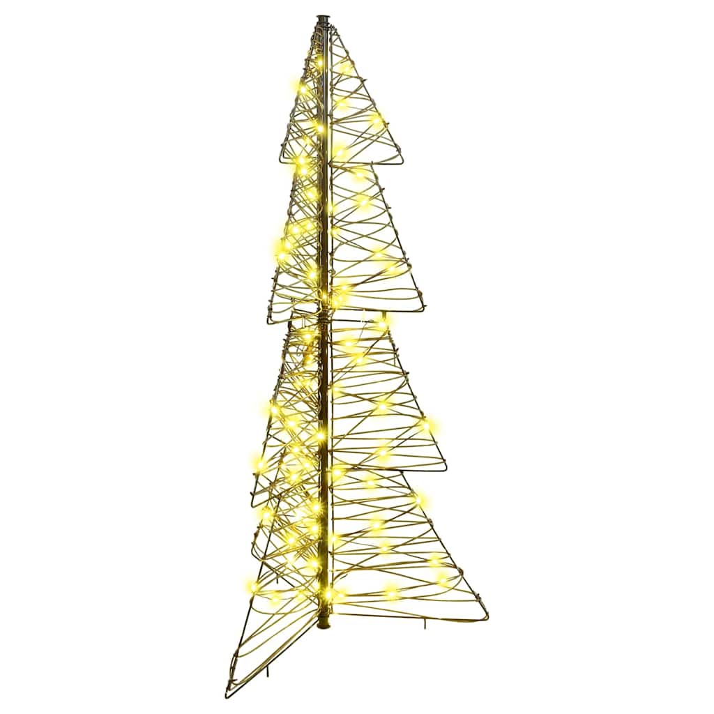 Julgran 100 LED-lampor Varmvit 120 cm Rotting