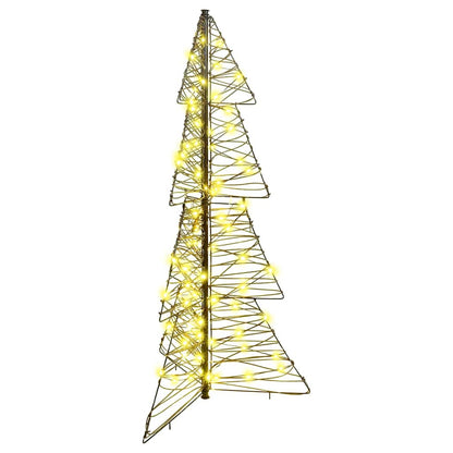 Julgran 100 LED-lampor Varmvit 120 cm Rotting