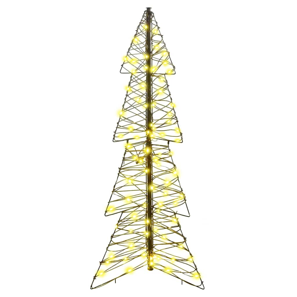 Julgran 100 LED-lampor Varmvit 120 cm Rotting