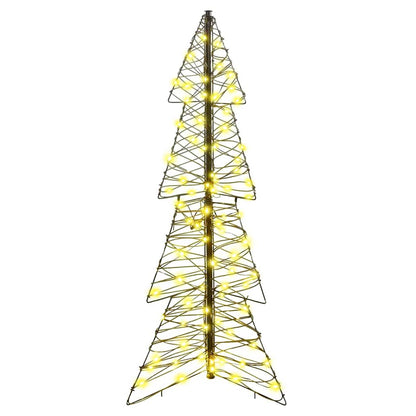 Julgran 100 LED-lampor Varmvit 120 cm Rotting