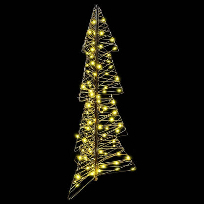 Julgran 100 LED-lampor Varmvit 120 cm Rotting