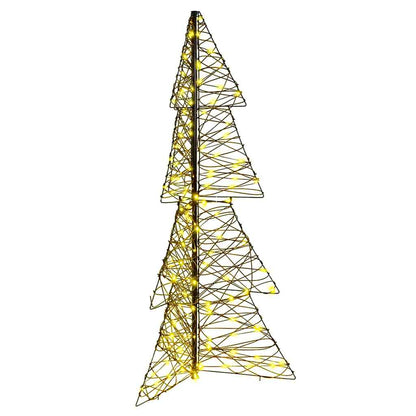 Julgran 160 LED-lampor Varmvit 150 cm Rotting