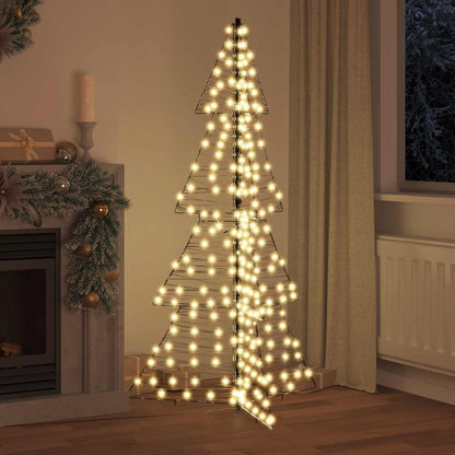Julgran 240 LED-lampor Varmvit 180 cm Rotting