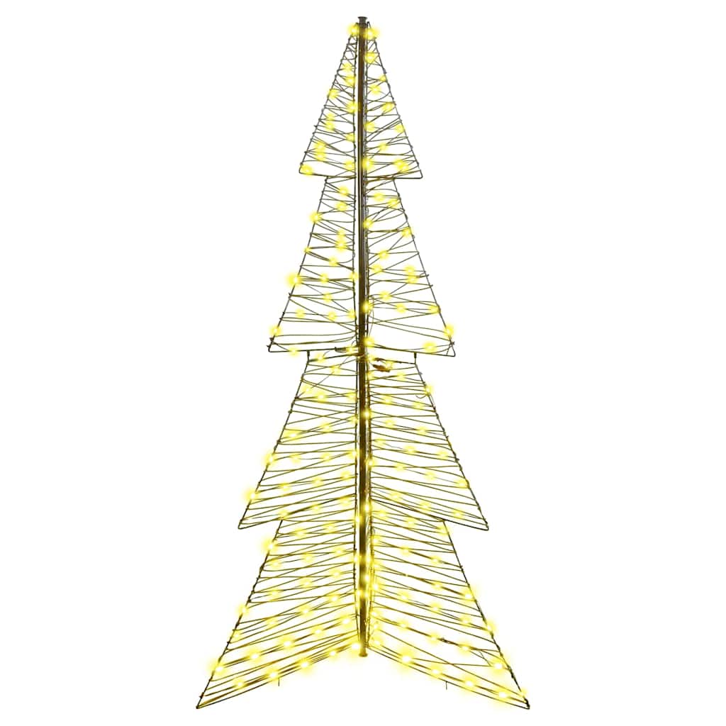 Julgran 240 LED-lampor Varmvit 180 cm Rotting
