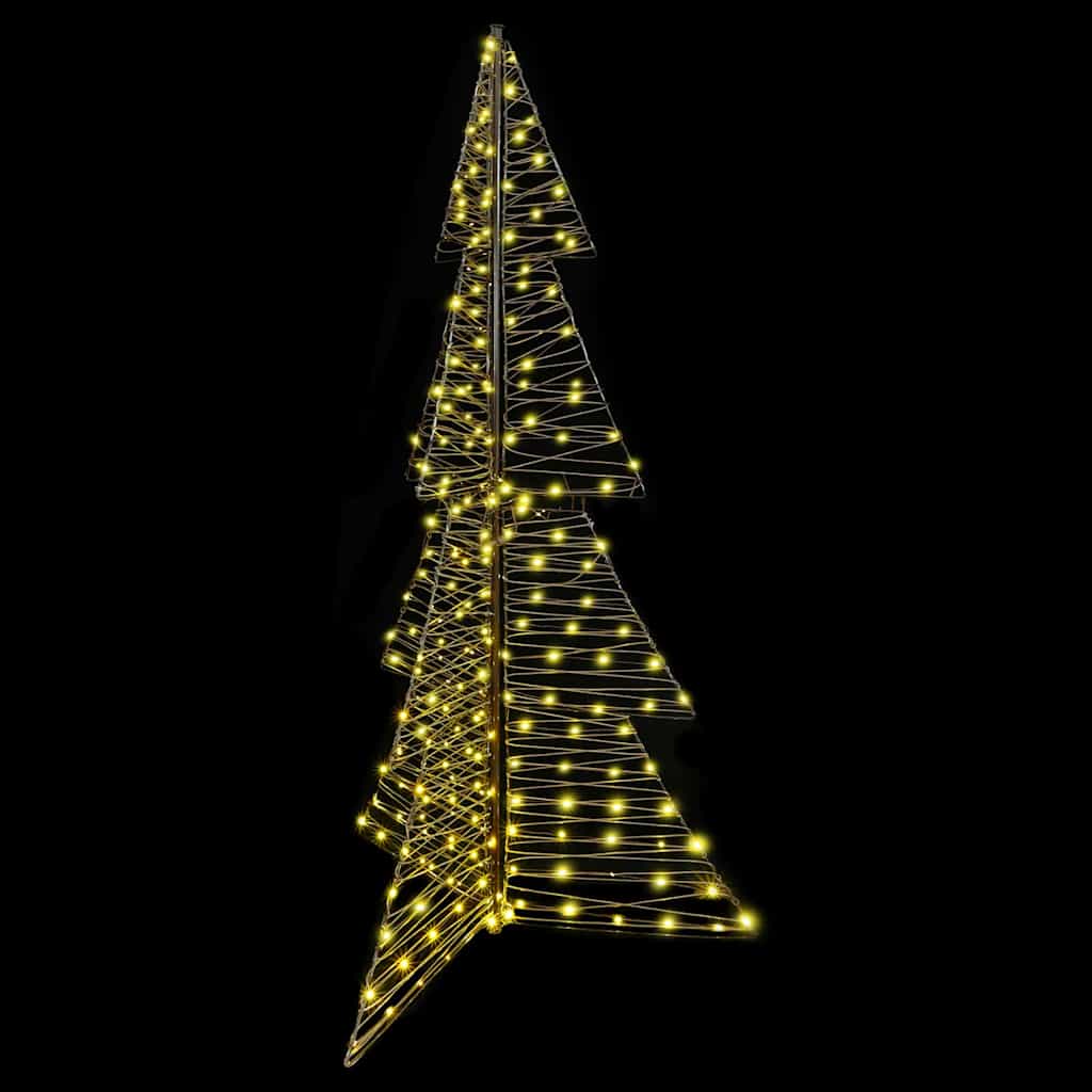 Julgran 240 LED-lampor Varmvit 180 cm Rotting