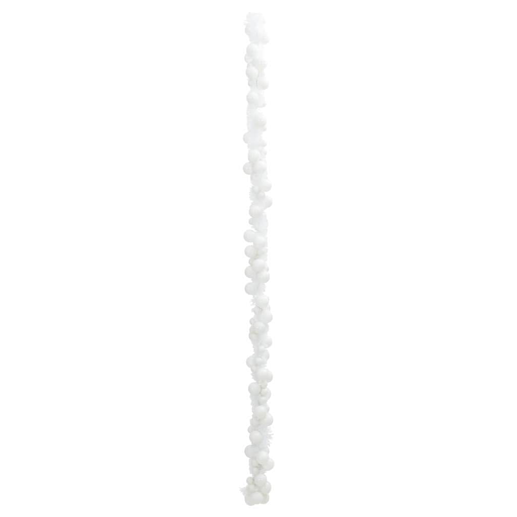 Julkulagirland LED-lampor Vit 186 cm Polystyren