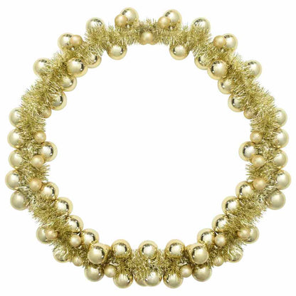 Julkulagirland LED-lampor Guld 186 cm Polystyren