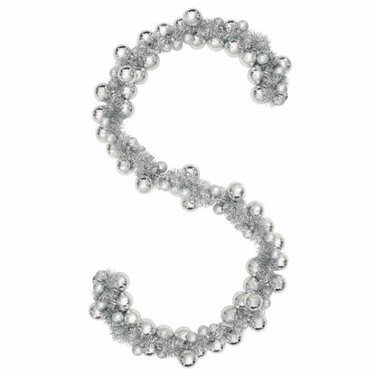 Julkulagirland LED-lampor Silver 186 cm Polystyren