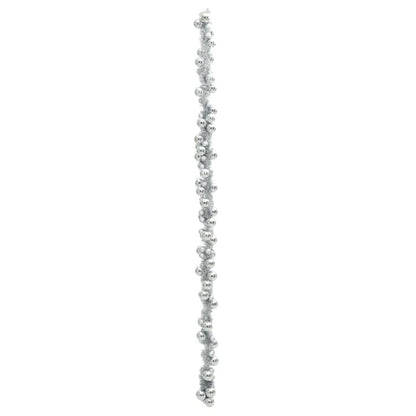 Julkulagirland LED-lampor Silver 186 cm Polystyren