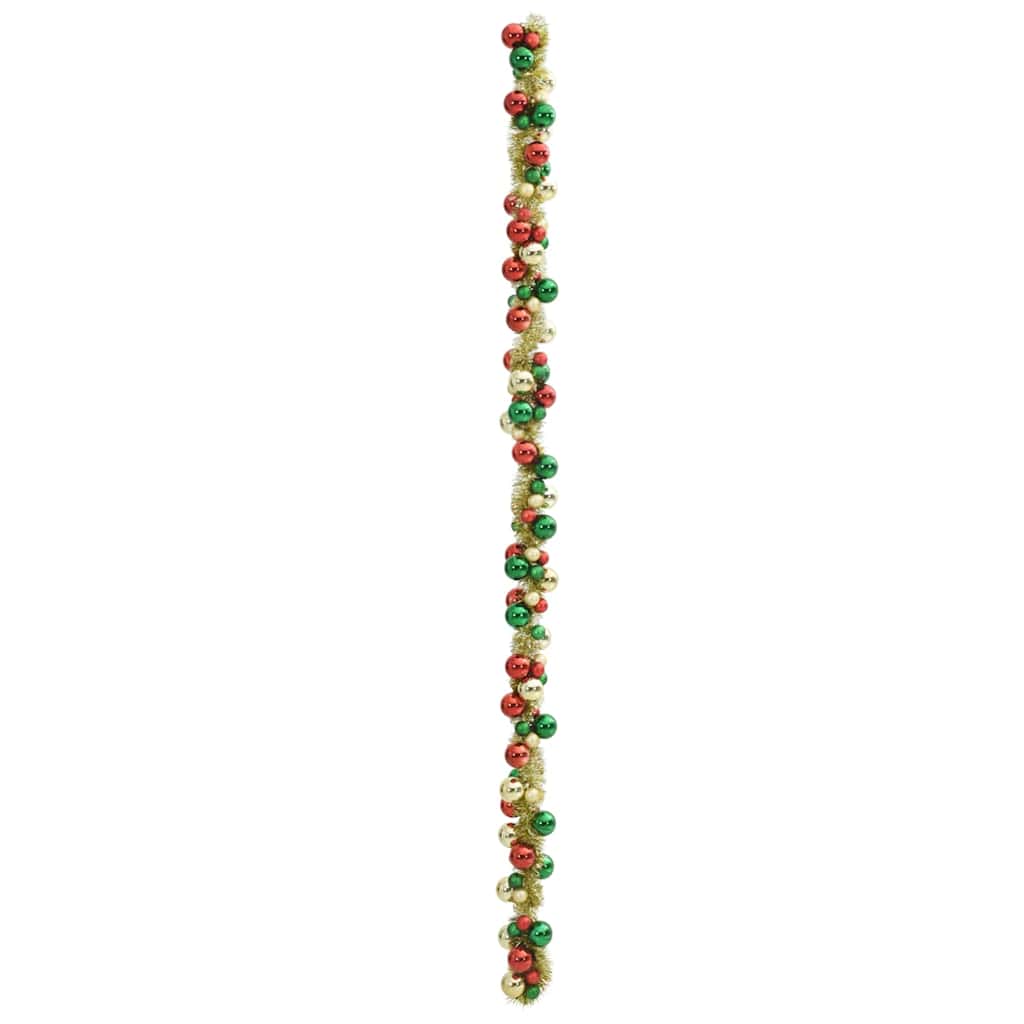 Julkulagirland LED-lampor Flerfärgsdesign 186 cm Polystyren