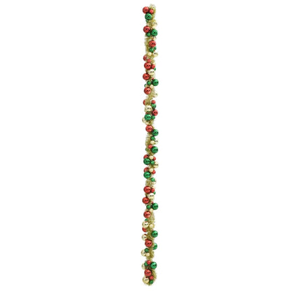 Julkulagirland LED-lampor Flerfärgsdesign 186 cm Polystyren
