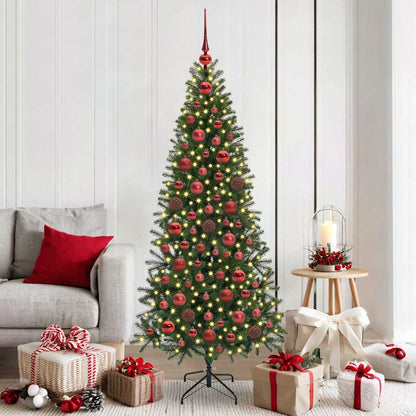 Julprydnad Set 120 st 300 LED-lampor Varmvit Ø 6 cm