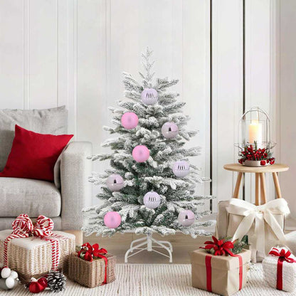 Julkulor Set XL 15 st Rosa Ø 10 cm Plast