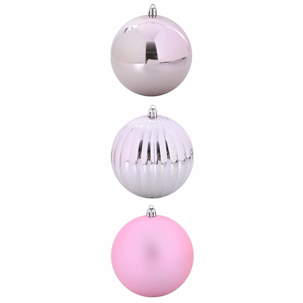 Julkula Set XXL 3 st Rosa Ø 25 cm Plast